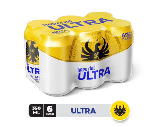 6 Pack Imperial Ultra Lata 350 ml