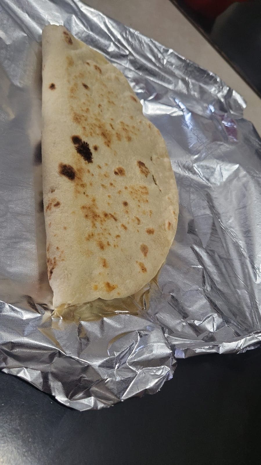 Quesadilla con Chicharon Peya