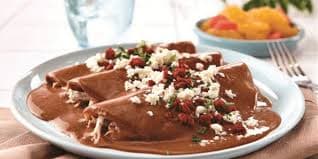 Enfrijoladas Pollo