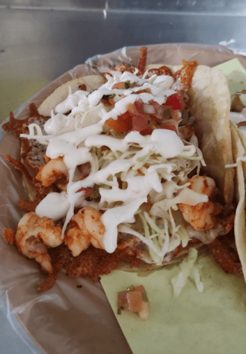 Taco Camarón a la Mantequilla