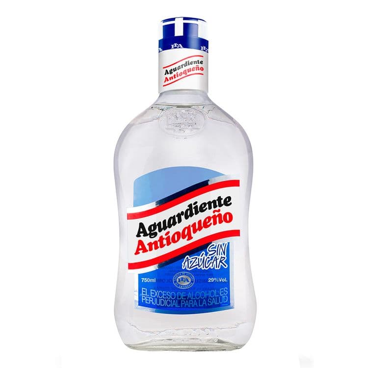 Aguardiente Antioqueño 29° Sin Azucar 750ml