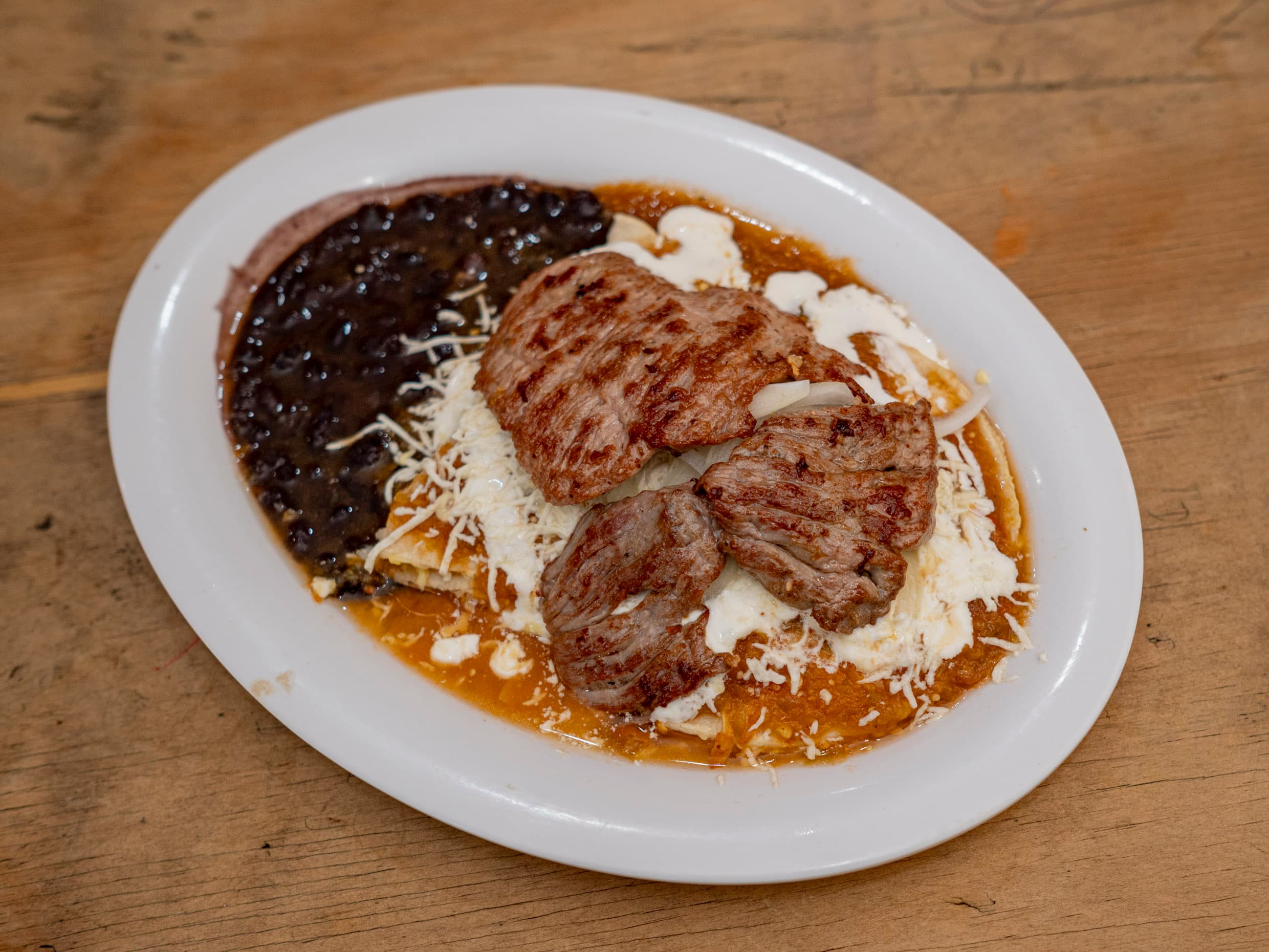 Enchilada con Arrachera