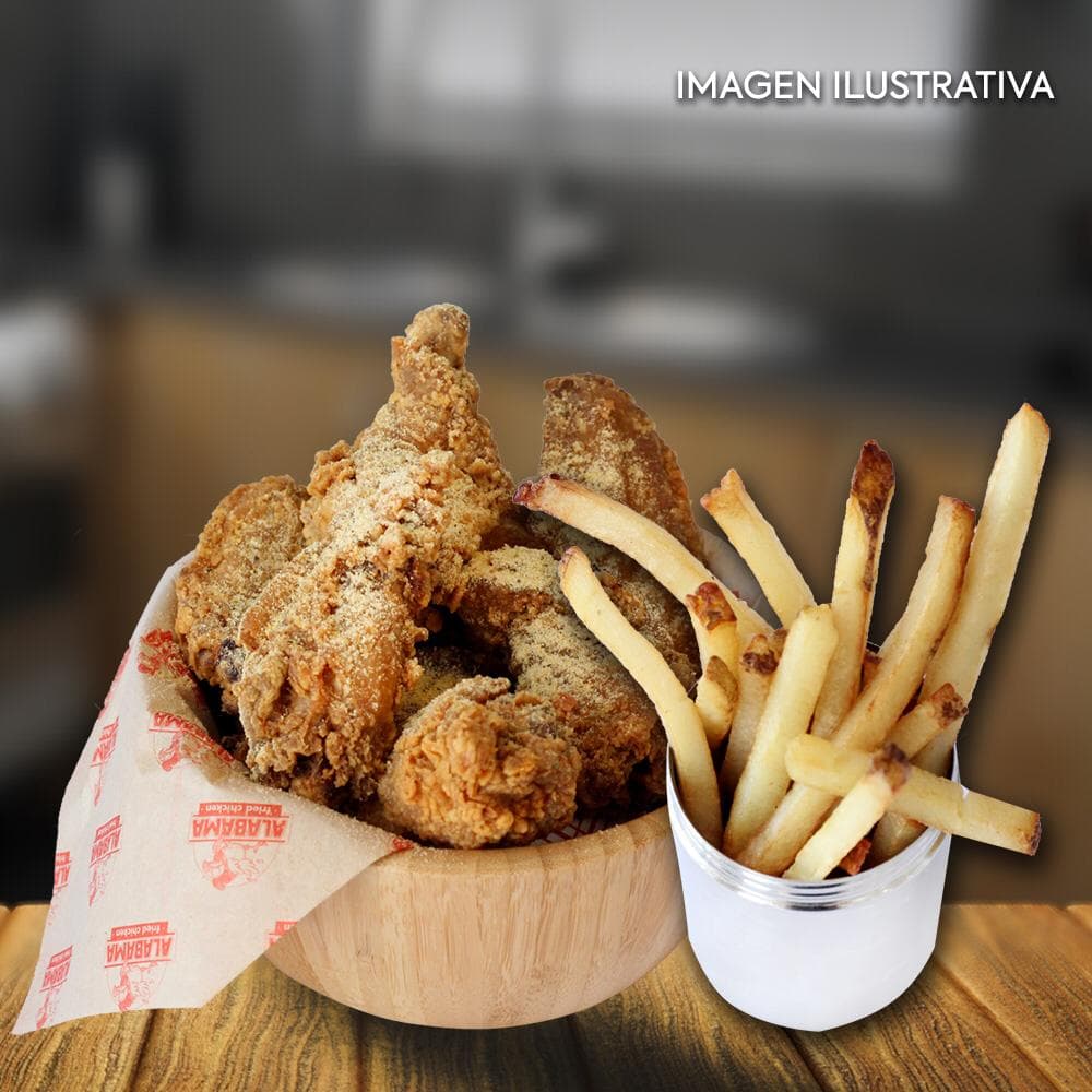 10 Pz Con 4 Papas Fritas