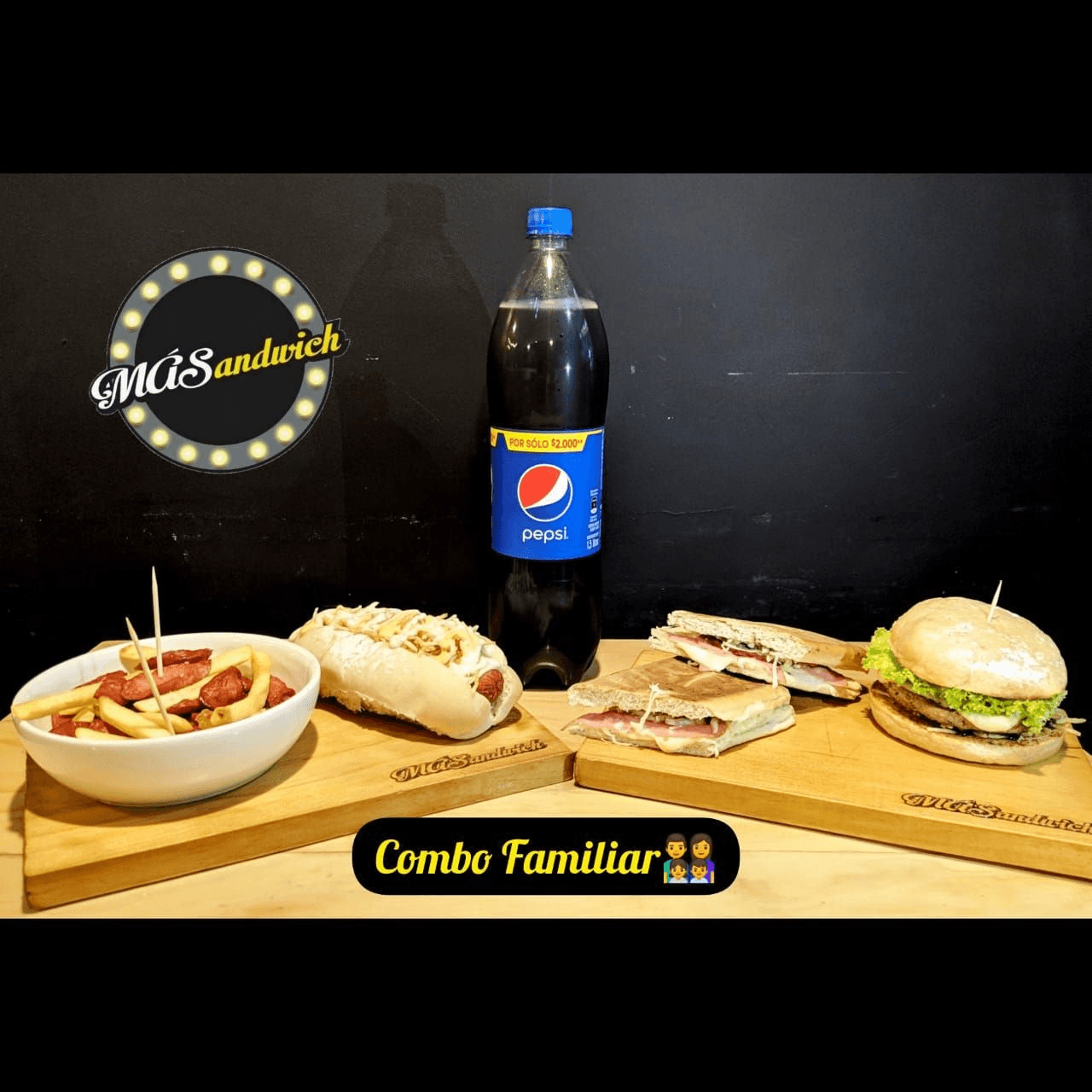 COMBO FAMILIAR (Para 4 Personas)