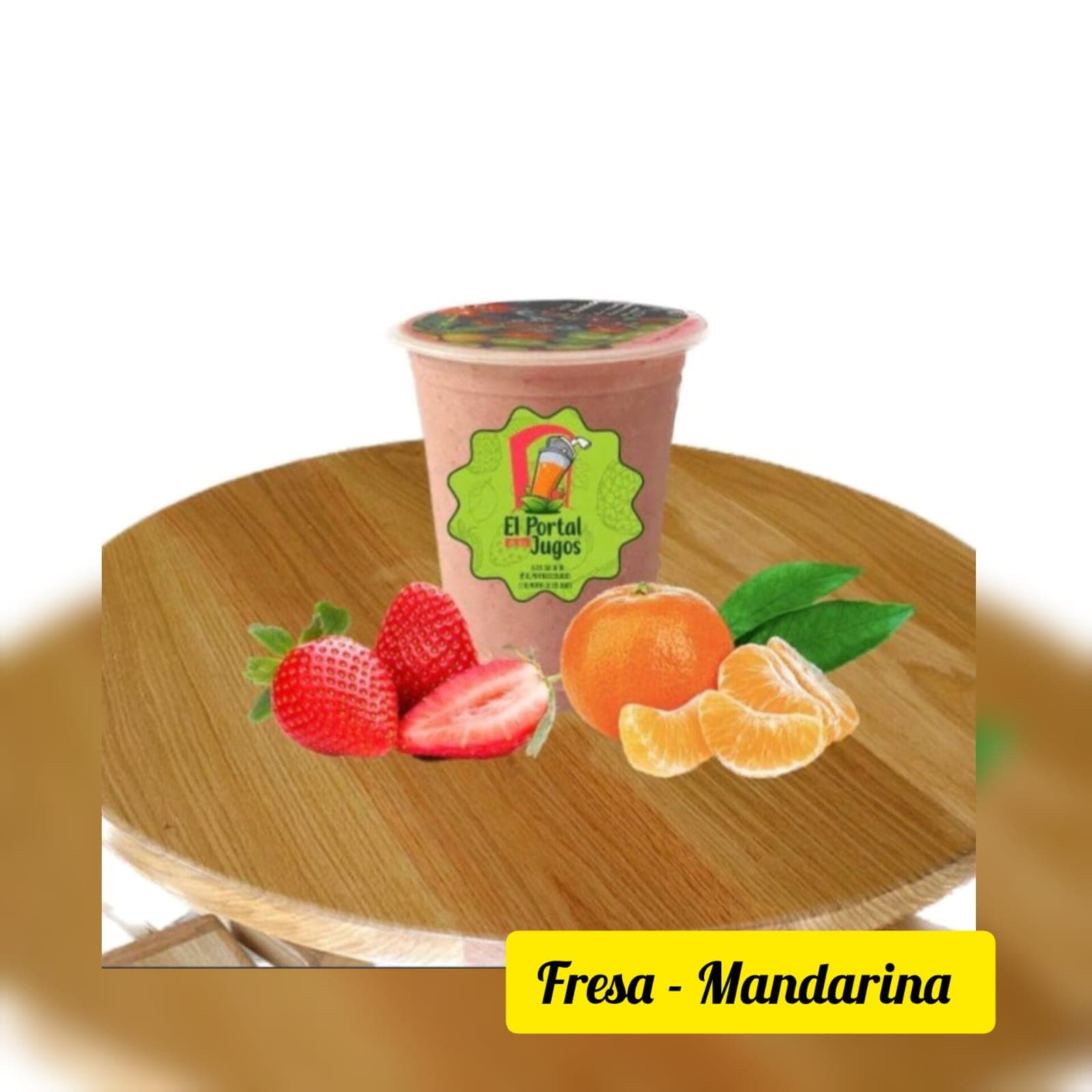Jugo de Fresa, Mandarina 16 oz