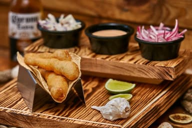 Taco de Pescado  Rebozado