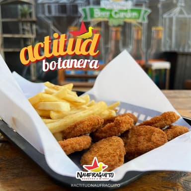 Papas con Nuggets
