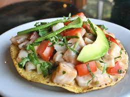 Tostadas de Ceviche