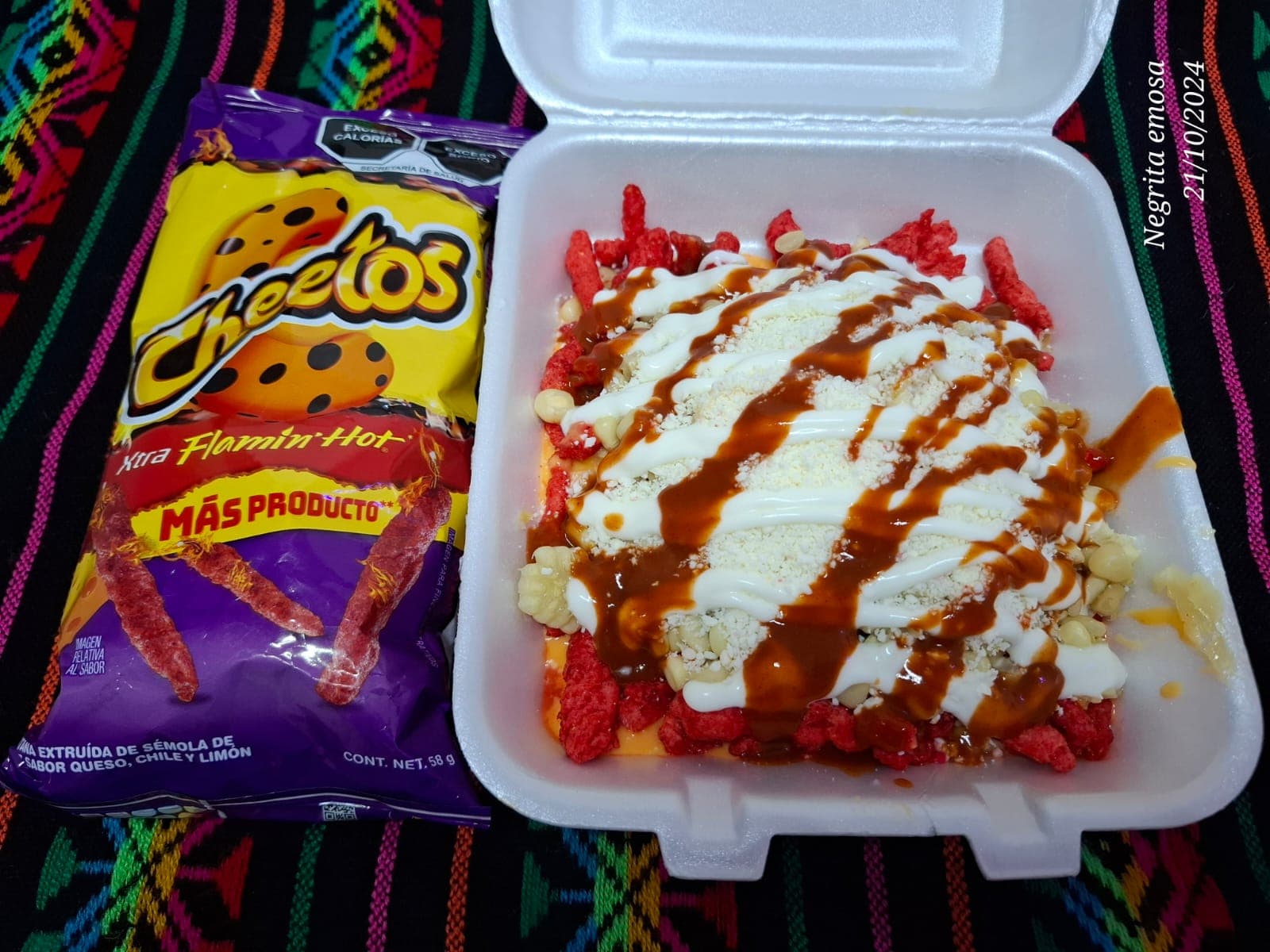 Cheetos Flaming