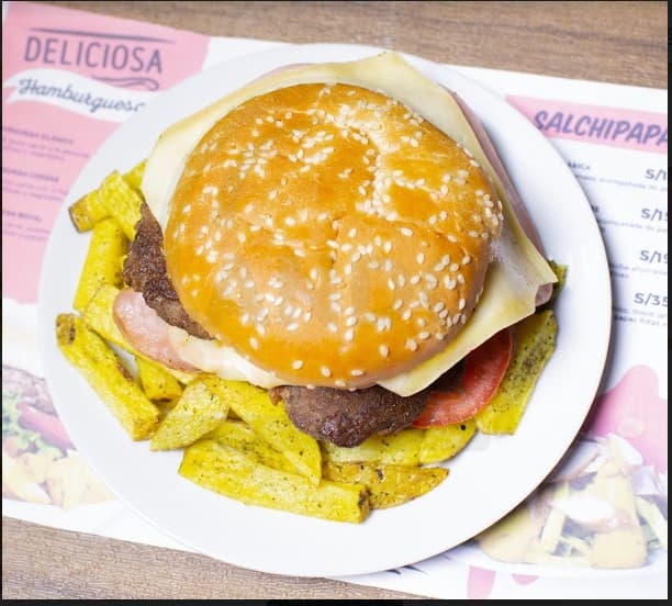 Hamburguesa a Lo Pobre + Gaseosa