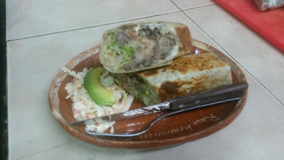 Burrito Camarón y Arrachera