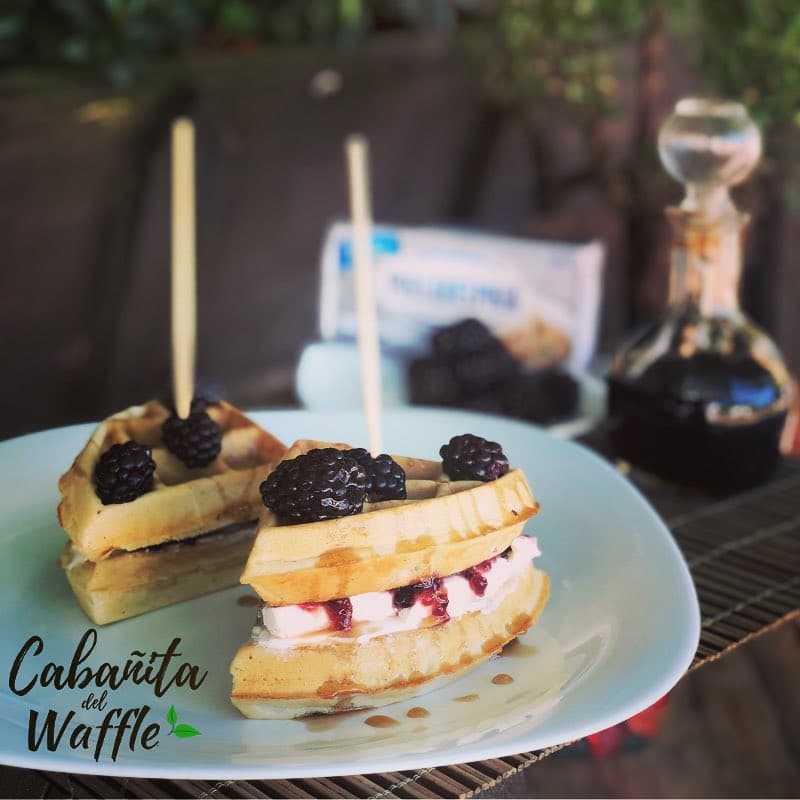 Waffle Blackberry & Philadelphia