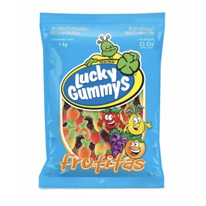Gomitas Tipo Frutitas Bolsita de 120gr