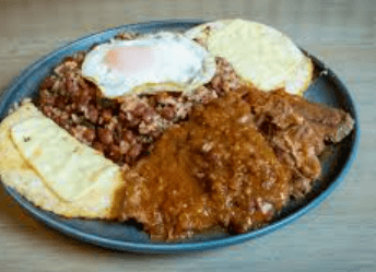 Calentado con Carne de Res
