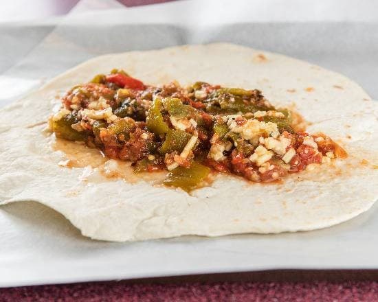 Burrito Rajas con Queso Tradicional
