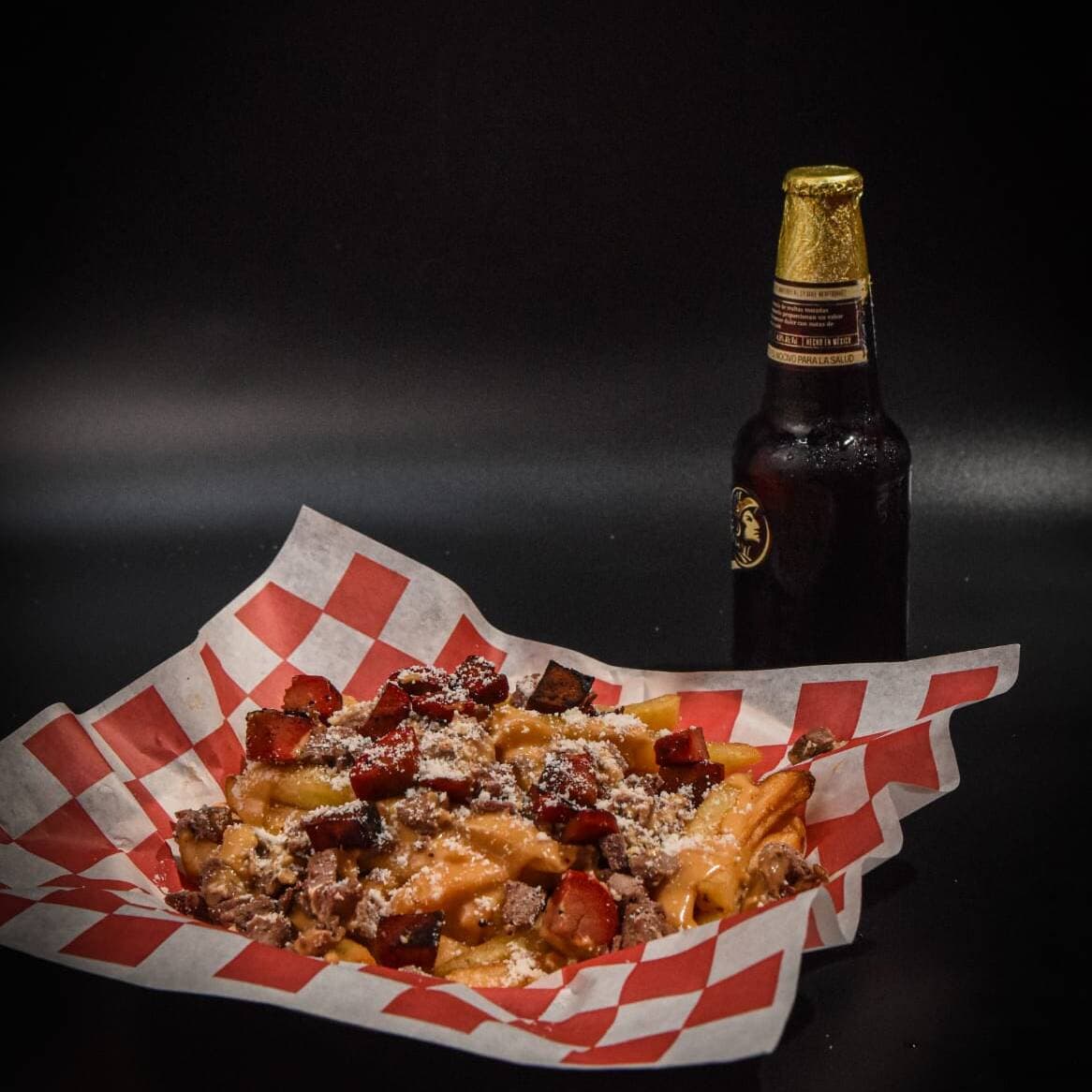 Papas Floki (Arrachera y Salchica Asada)