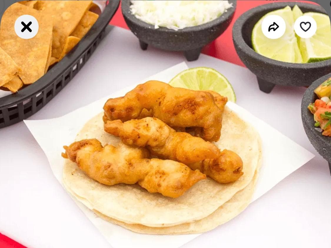 Taco de Camarón Empanizado