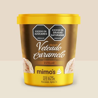 Litro de helado Vetiado Caramelo