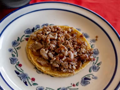 Taco de bistec de res