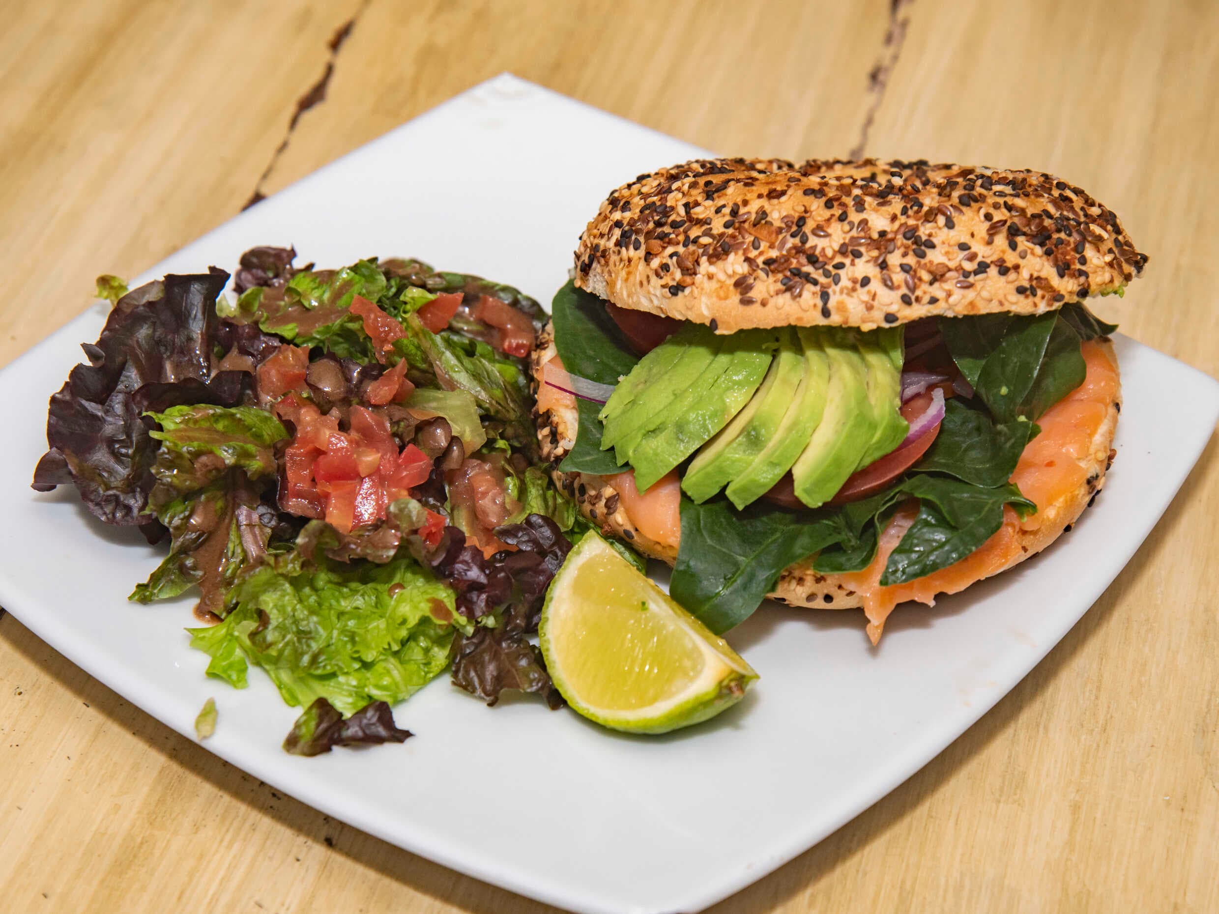 Bagel de Salmón
