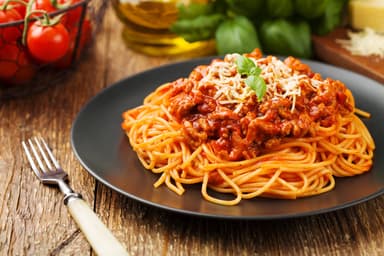 Espagueti Bolognesa