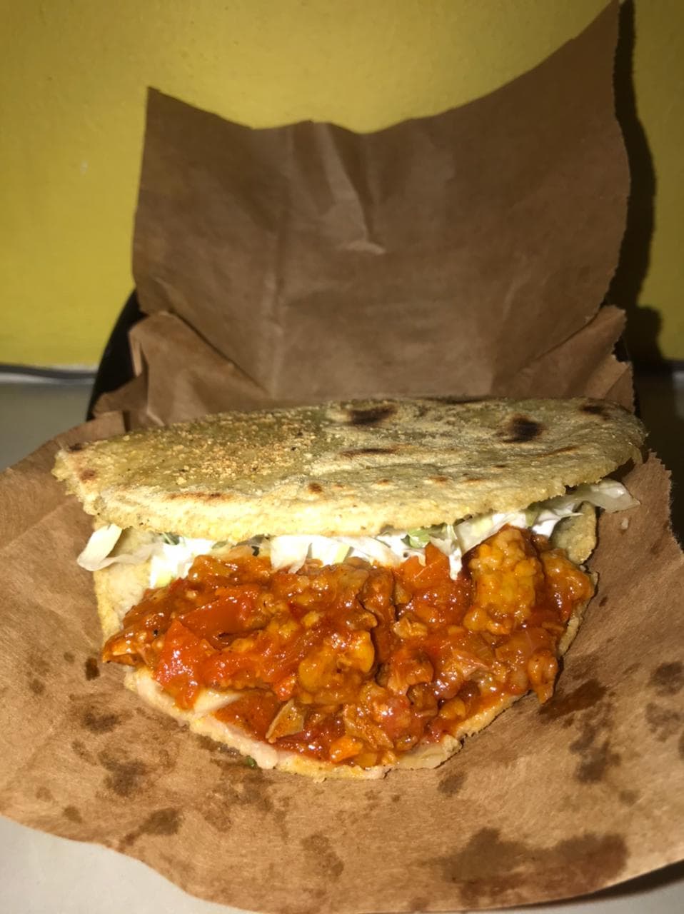 Gordita de Chorizo con Papa