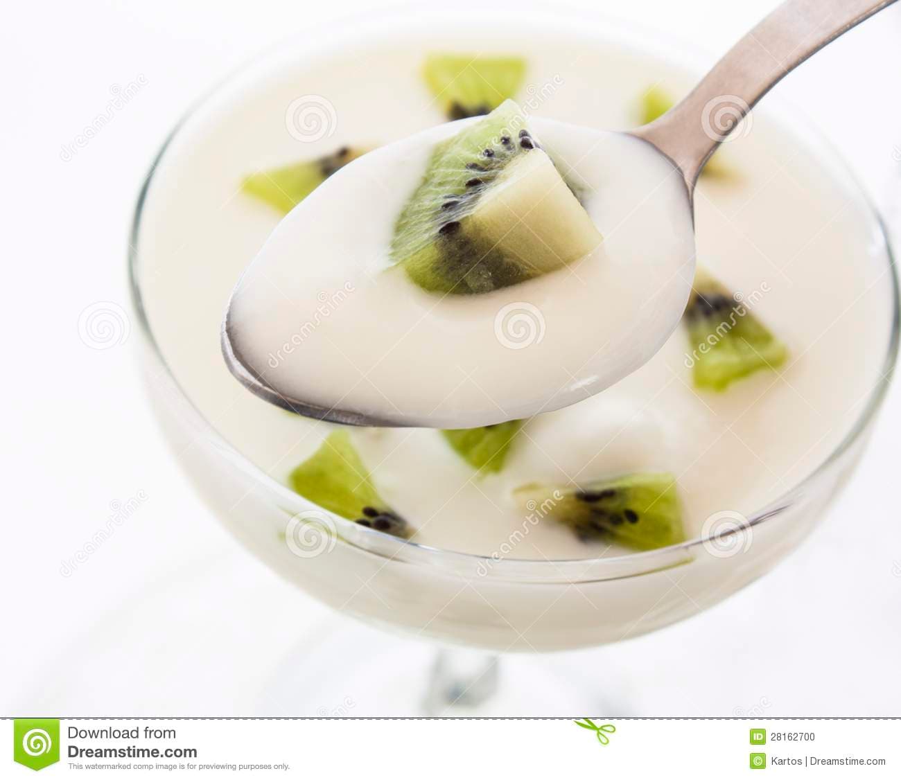 YOGURT ORGANICO CON KIWI