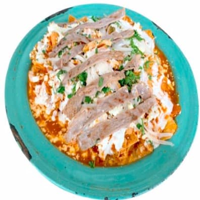 Combo-Chilaquiles con Pollo