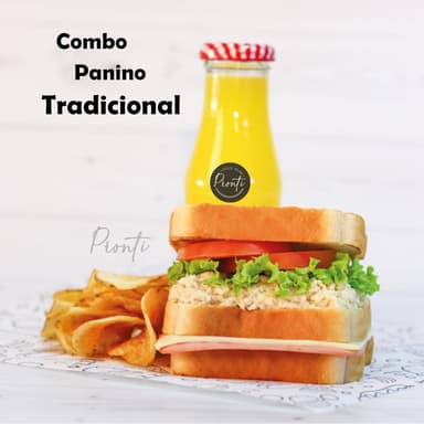 Combo Sándwich Panino de Pollo
