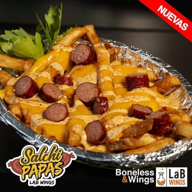 Salchipapas (Salchicha Res)