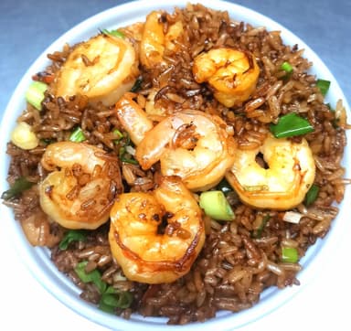 Arroz Frito con Camarones 虾饭