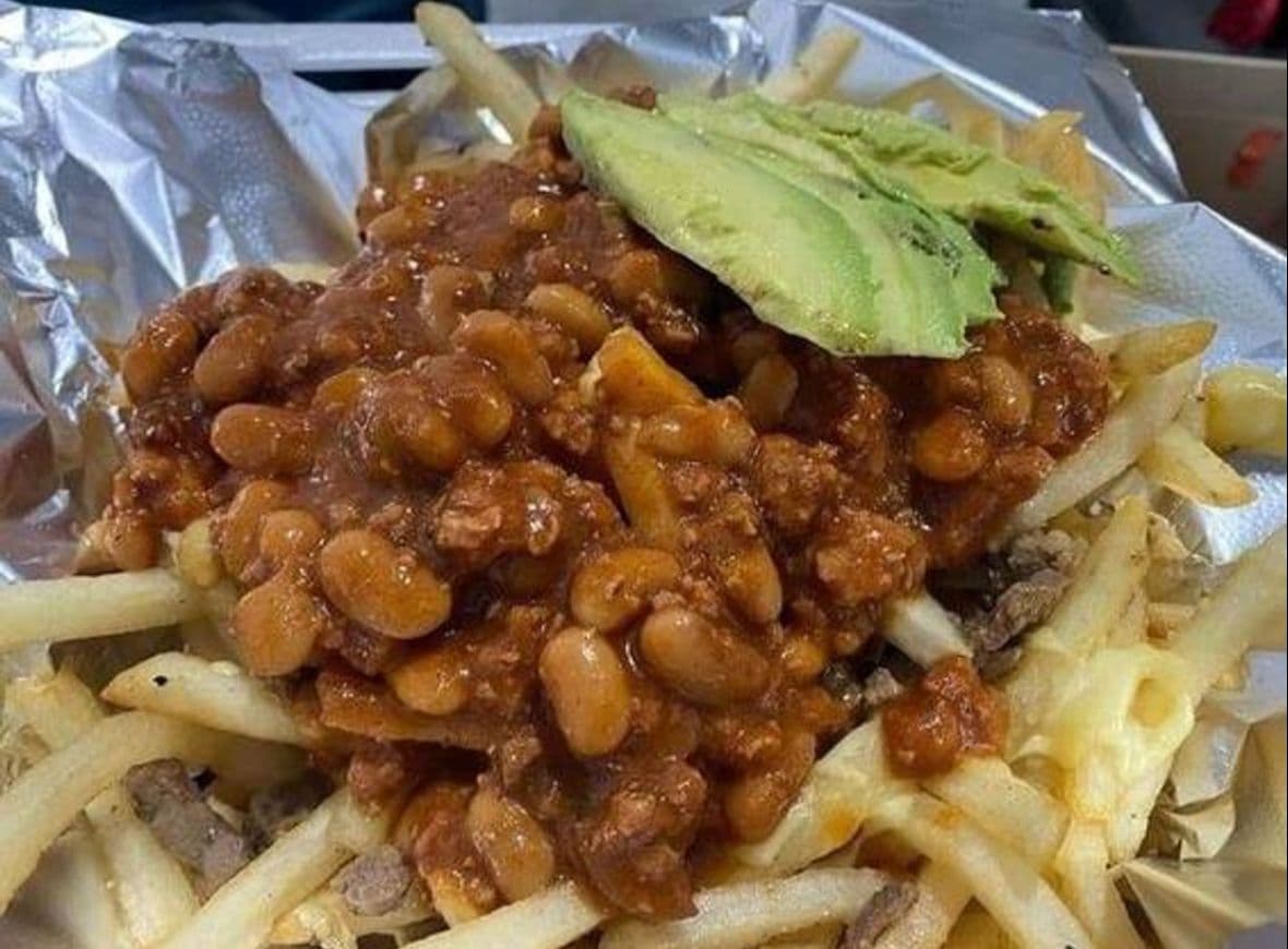 Papas con Chili Beans