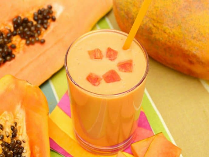 Licuado de Papaya