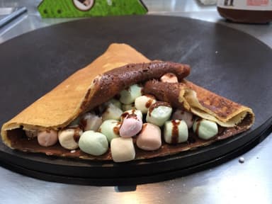 Crepa de Nutella y Malvavisco