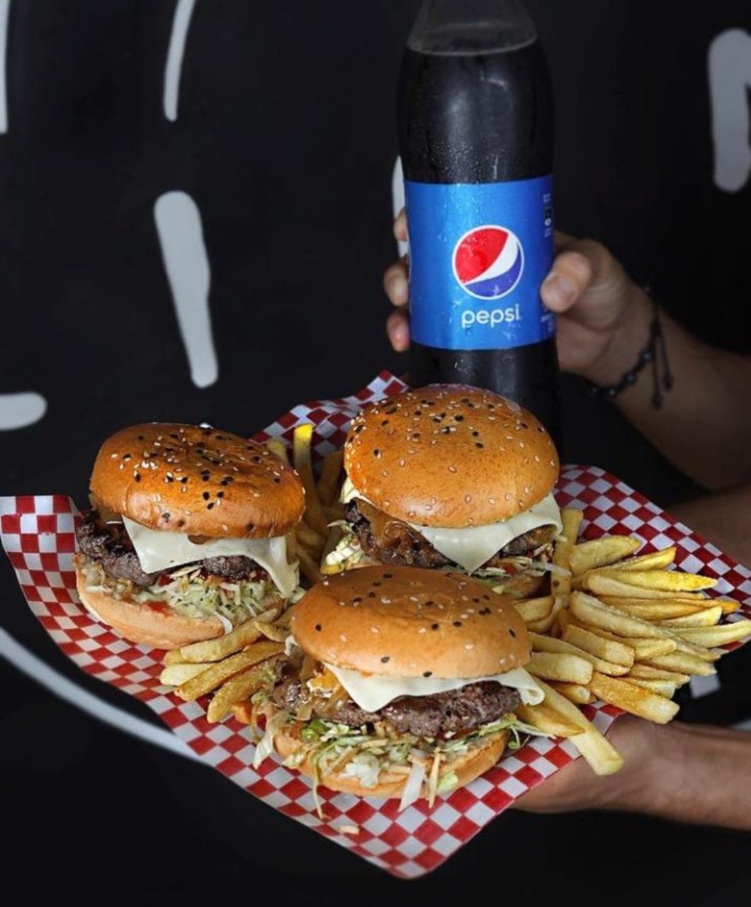 Combo- 3 Hamburguesas Contigo+3Papas+Gaseosa 1.5L