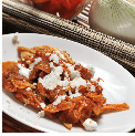 Chilaquiles con Chicharrón Prensado de Cachete