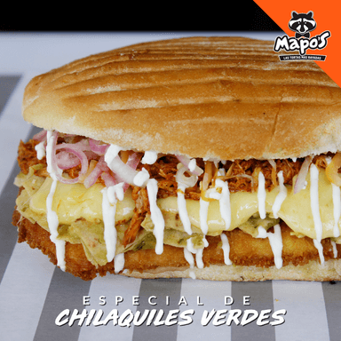 Torta de Chilaquiles Verdes
