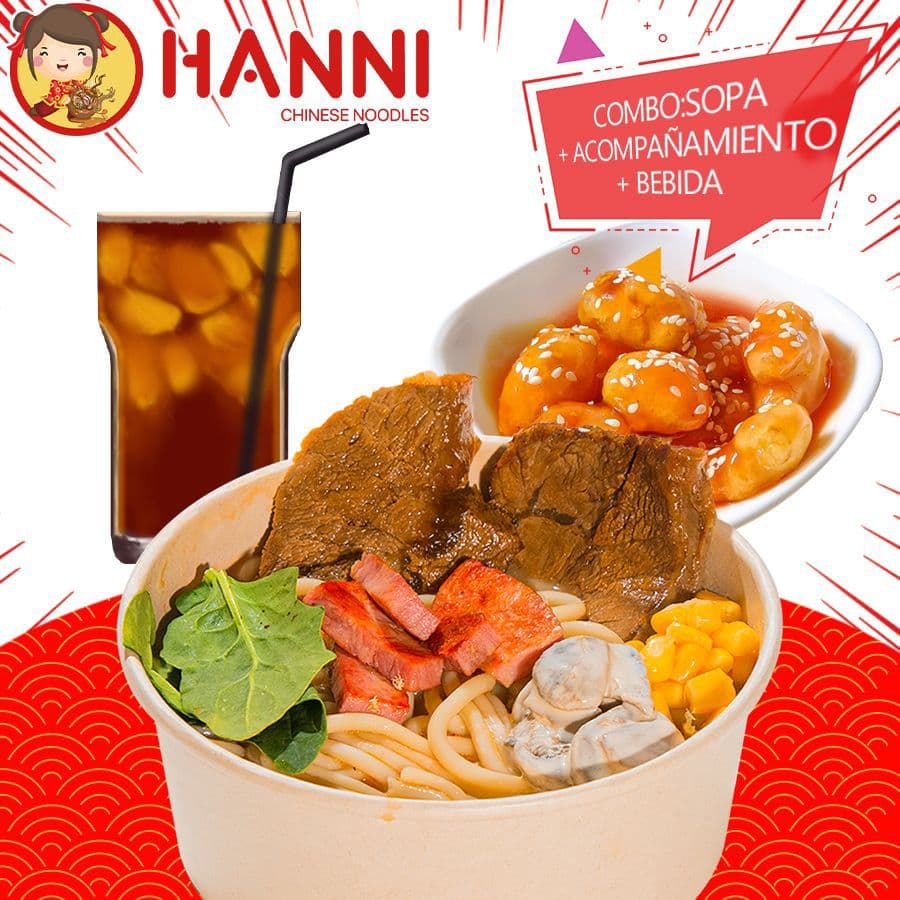 Combo Mediano Beef Noodles