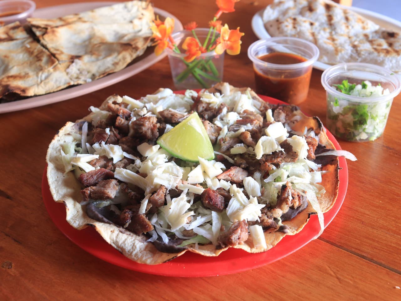 TOSTADA ARRACHERA