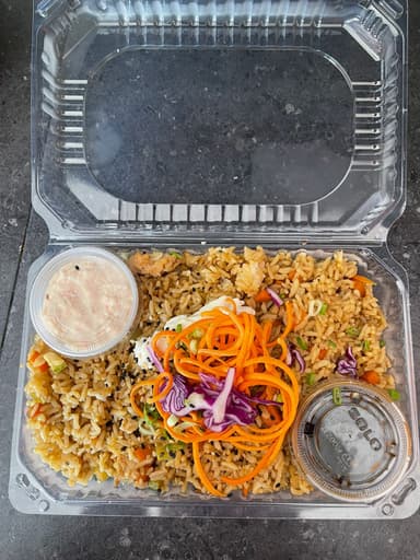 Yakimeshi con queso