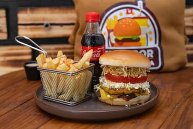 Combo Hamburguesa hawaiana