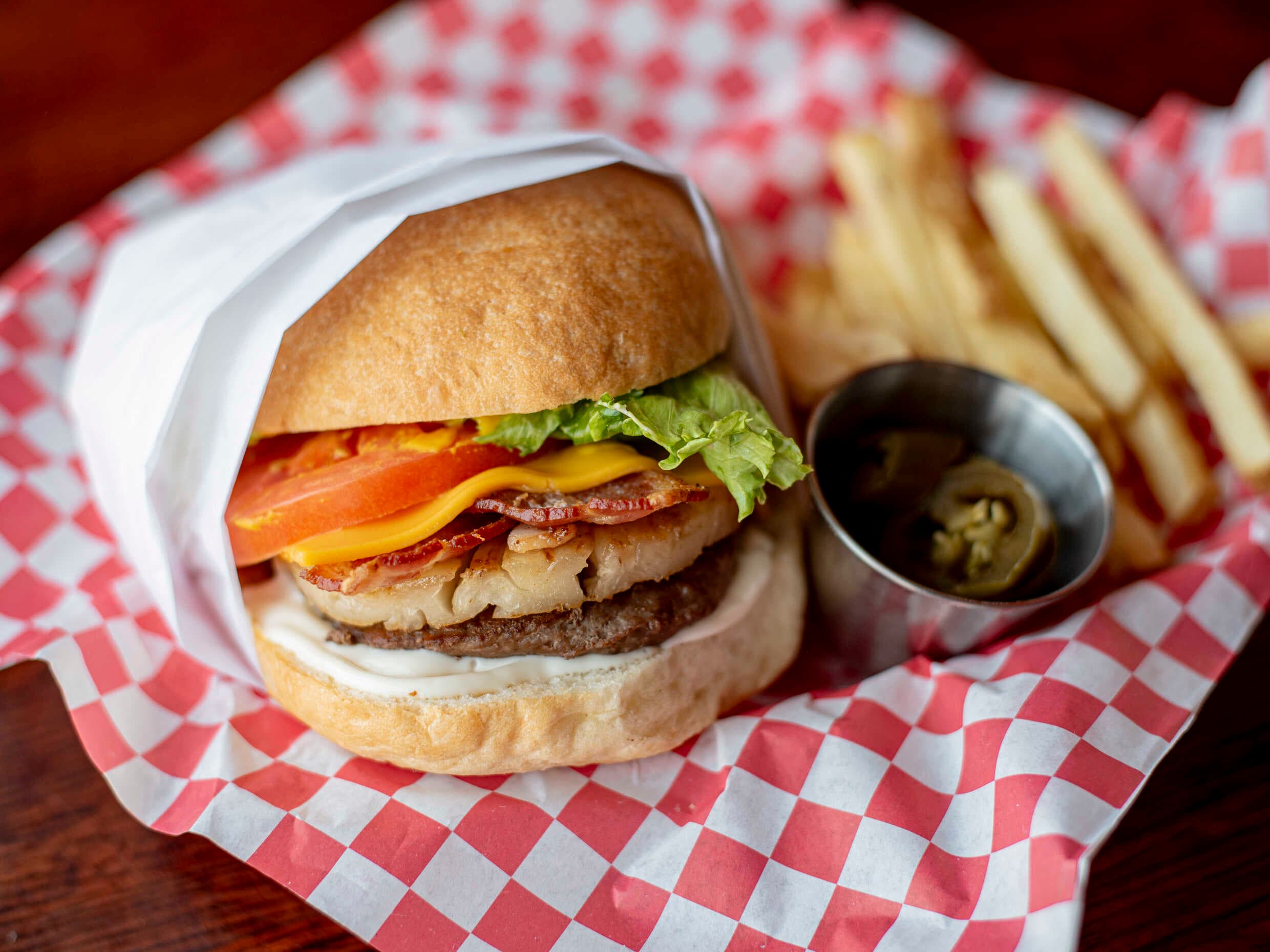 Hamburguesa Hawaiana