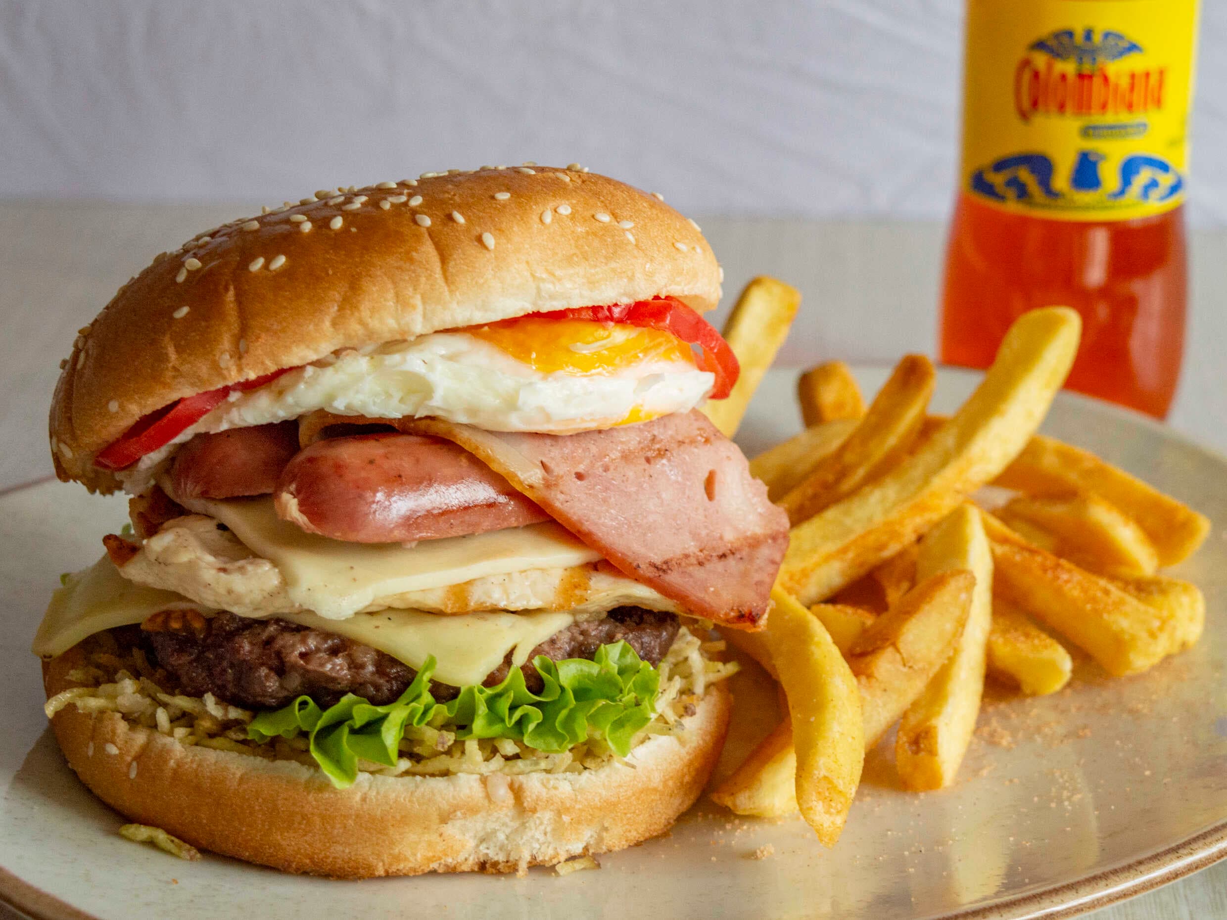 Hamburguesa todo terreno en combo