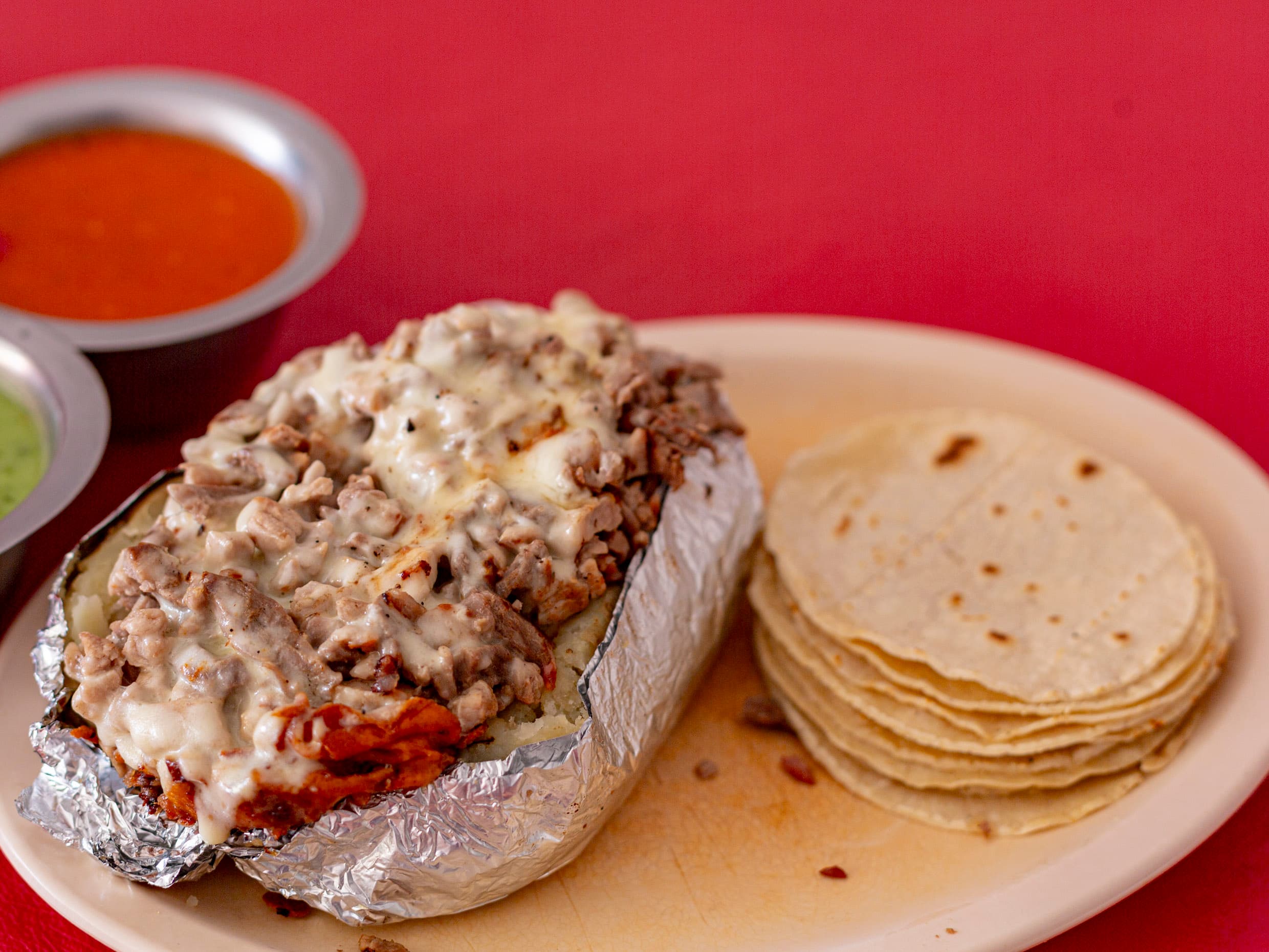 Papa Rellena de Bistec
