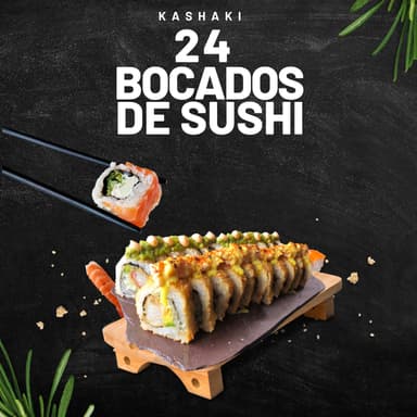 24 Bocados de Sushi LOCURA!😱