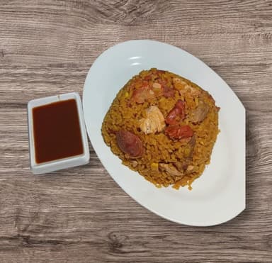 Arroz a la Ranchera personal.