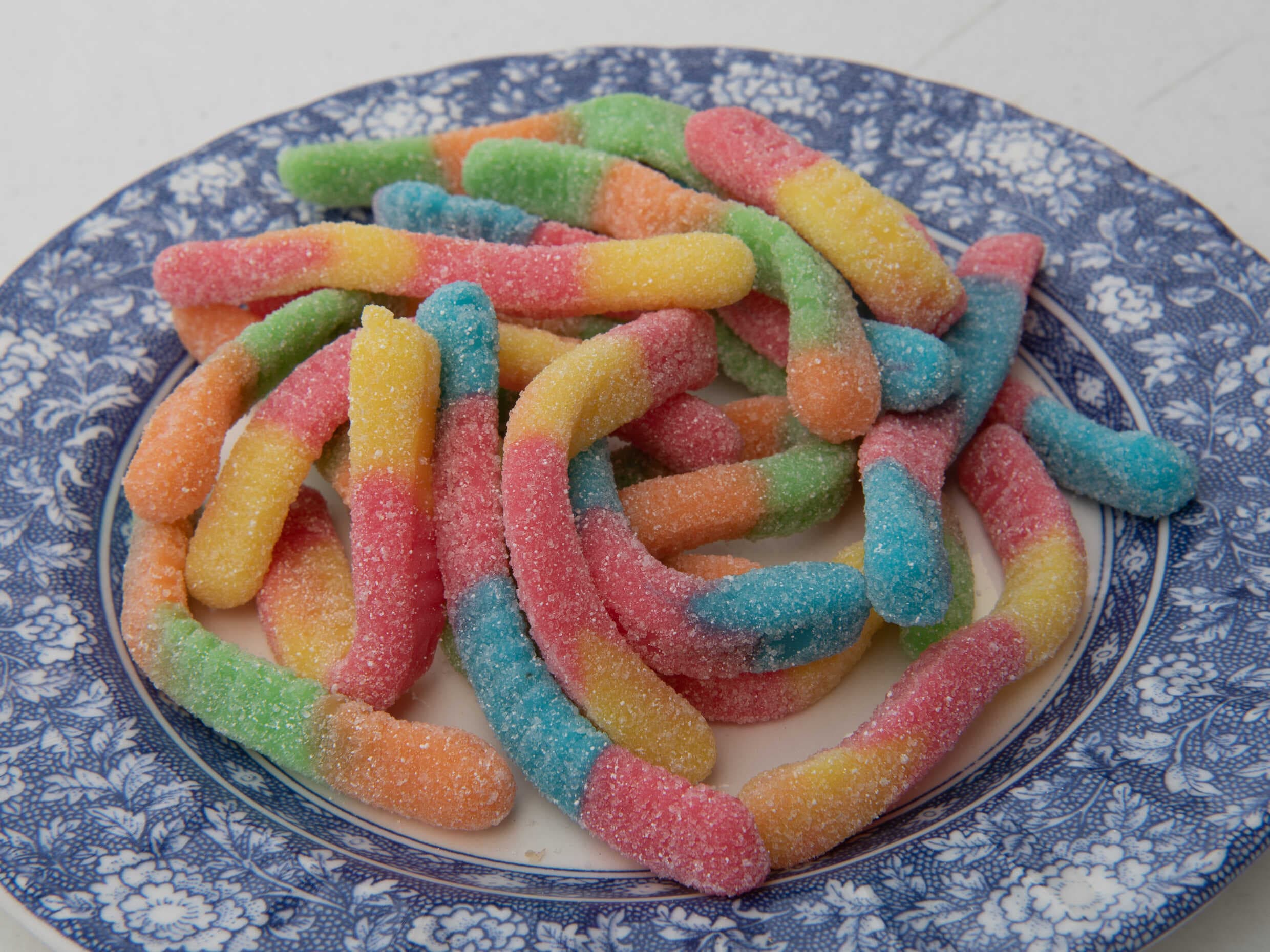 Gomita Lombriz Neón 100 Gr