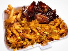 Arroz Chino 3 Personas más 1/4 Pollo Fritos