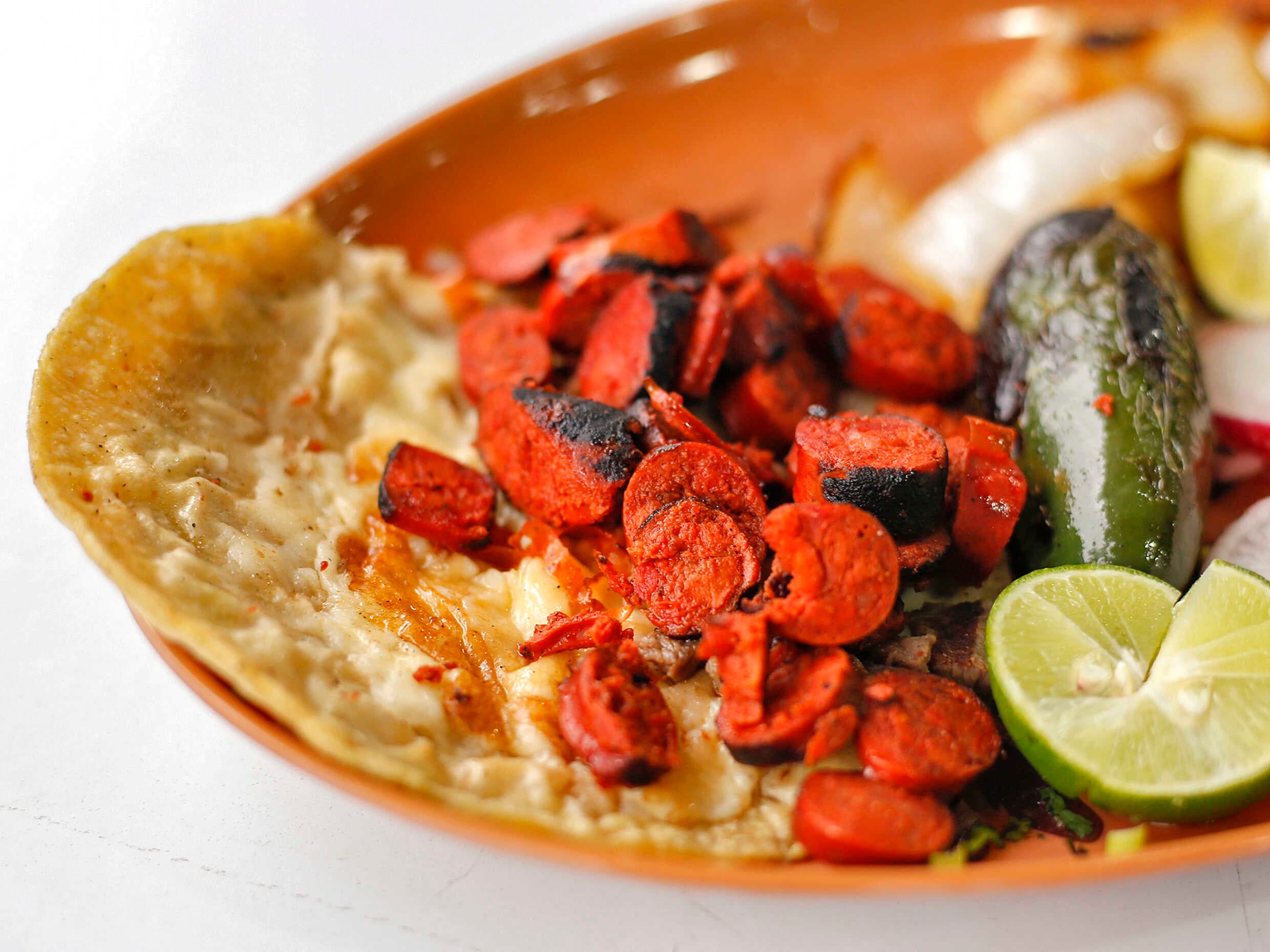 Quesadilla de Maíz Chistorra