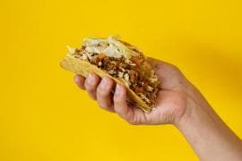 Taco Tostado Sencillo
